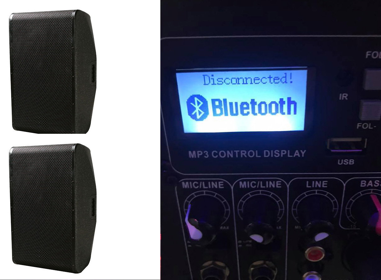 Bluetooth party DJ speaker