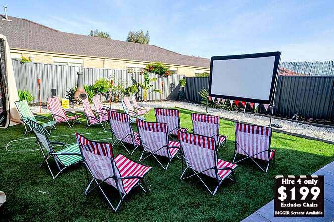 Back yard cinema hire