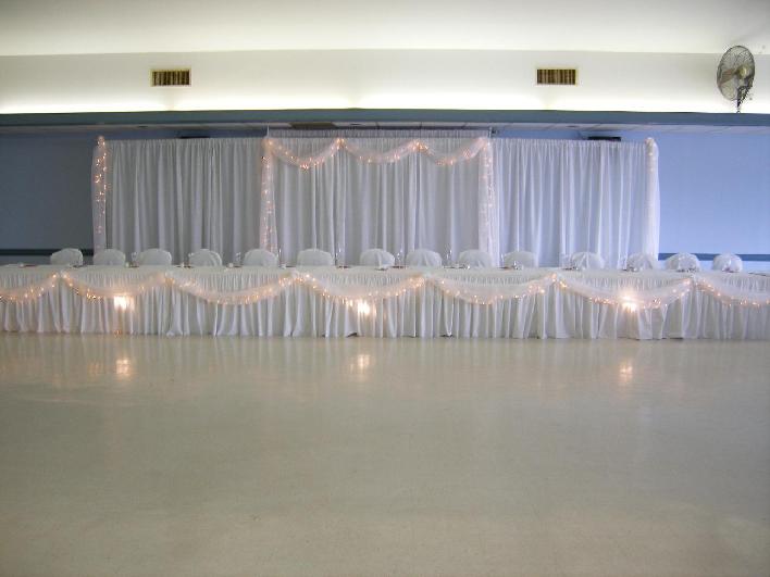 wedding curtain hire