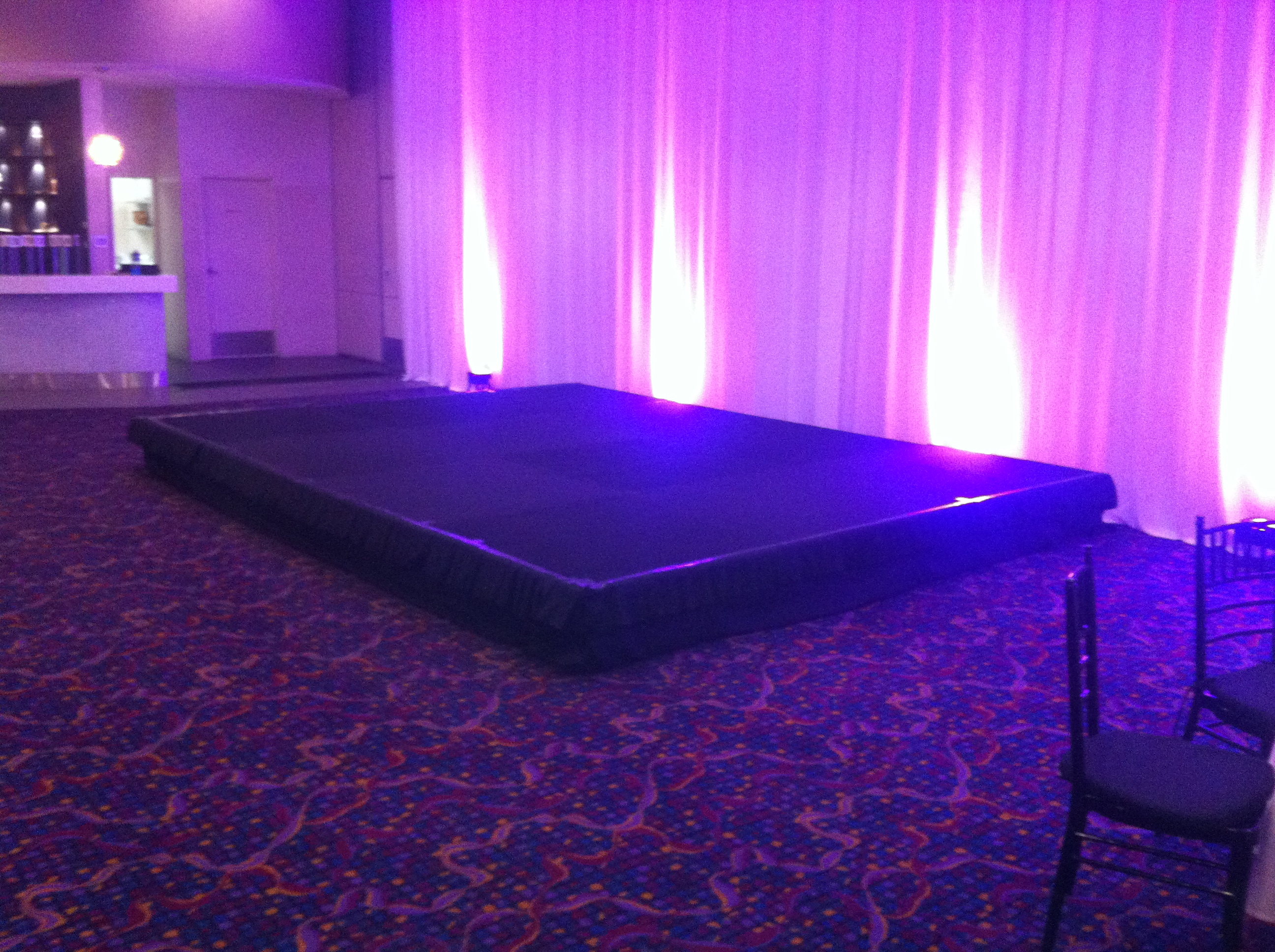 Stage Hire and backdrop curtains